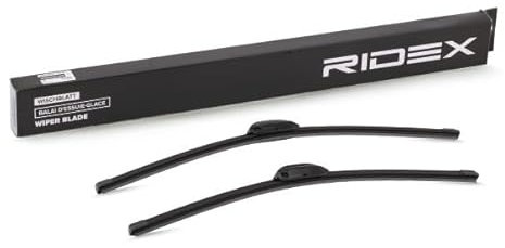 RIDEX Scheibenwischer Set Wischerblätter Satz mit Spoiler Frontscheibenwischer Vorne Wischblattausführung: Rahmenlos Länge 1: 550mm Länge 2: 500mm 298W0034