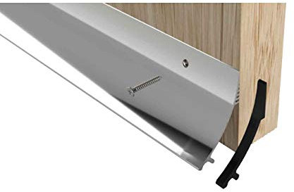 Stormguard Barre de déflecteur de pluie pour porte, argent