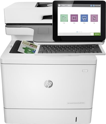 HP Color Laserjet Enterprise Flow M578c (7ZU87A) Farb-Multifunktionsgerät Drucken, Kopieren, Scannen und Faxen (beidseitig; bis zu 38 Seiten/Minute; USB 2.0, Gigabit Ethernet)