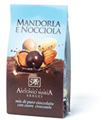 Praline Artigianali di Puro Cioccolato con Cuore Croccante di Mandorla e Nocciola - 80gr