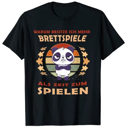 Zu viele Brettspiele Motiv für Boardgamer & Expertenspieler T-Shirt