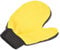 sourcing map Microfiber Wash Gloves Chenille Washing Sponge Mitten Cleaning Gloves Reusable Dry Duster with Thumb for House Cleaning, Grey Yellow