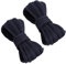 VSUDO 90 cm Cordones Azul Marino Ovalados para Zapatillas, Cordones Zapatillas Azul Marino de Baloncesto, Oval Navy Blue Shoe Laces, Cordones de Zapatos Azul Marino (1 Par-Azul Marino-090cm)
