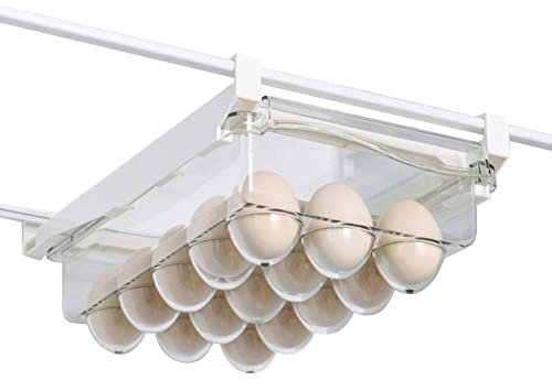 Organizador Nevera, Cajón de Organización para Nevera, Frigorifico Cajones Extraibles, Retráctil Cajones De Frigorífico Transparentes, Organizador de Nevera Transparente, para Verduras, Frutas, Huevos