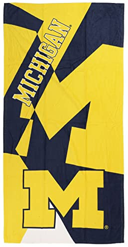 Northwest Michigan Wolverines Strandtuch, 76,2 x 152,4 cm, Puzzle-Design