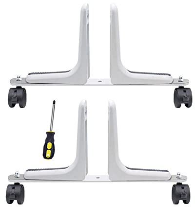 Standfüße für infrarotheizung,infrarotheizung mit standfüßen,1-6CM universell,Aluminiumlegierung Robuste Standfüße,passend für Verschiedene Marken und Modelle (Color : White)