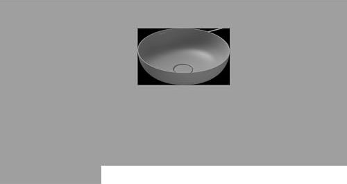 Kaldewei Miena Waschtisch-Schale, 3181, rund, ohne Überlauf, Durchmesser 380mm, 0, 909406003663, Farbe: cool grey 30