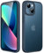JETech Matte Case for iPhone 13 Mini 5.4-Inch, Shockproof Military Grade Drop Protection, Frosted Translucent Back Phone Cover, Anti-Fingerprint (Storm Blue)