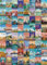 World Landmarks Travel Puzzle 1000 Pieces for Adult, Landscape Scene Jigsaw Puzzle of World Most Visited Tourist Attractions, Travel City Scenic Scenery Poster Jigsaw Puzzles