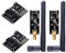 Spactz 2 StüCk NRF24L01+PA+LNA RF Transceiver Modul mit SMA Antenne 2,4 GHz 1100M + NRF24L01 Kabellos Modul für