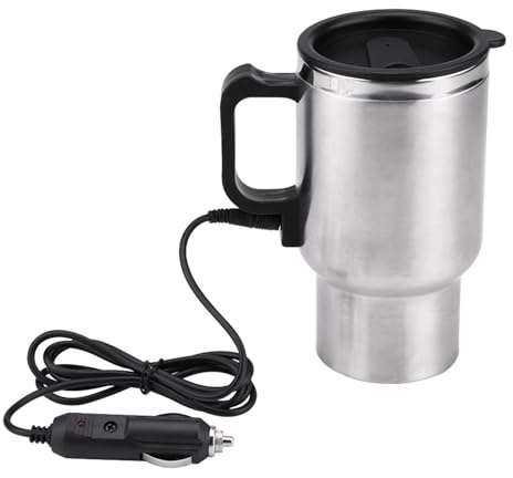 Hervidor Eléctrico para Automóvil, Calentador de Agua para Automóvil, Taza de café Calentada, Taza Calefactora para Automóvil de 12 V, Taza Calefactora para Automóvil, Taza de