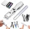 Luxgrip German Toe Nail Clippers - Ultra Sharp Stainless Steel, Professional Fingernail Clipper for Seniors