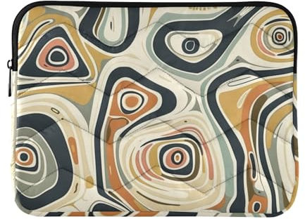 Graffiti Growth Rings Housse pour ordinateur portable de 13 à 14 pouces Sac d'ordinateur portable Mallette de transport pour tablette