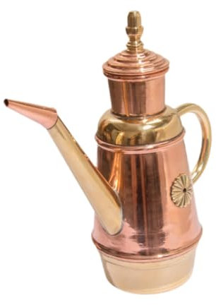 FLCPJGV Distributeur D'huile En Cuivre 450 Ml Distributeur D'huile D'olive Au Design Vintage Huilier