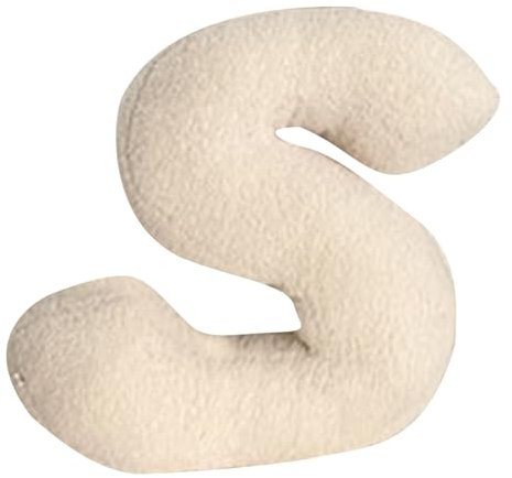 Sofakissen mit englischem Alphabet, mit Buchstabendruck, pflegeleicht, Plüschkissen für Zuhause