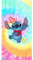 Halantex STITCH Herzen - von Disney Lilo und Stitch Duschtuch Strandtuch Badetuch Beach Towel - 100% Baumwolle - Abmessungen 70 x 140 cm - mehrfarbig