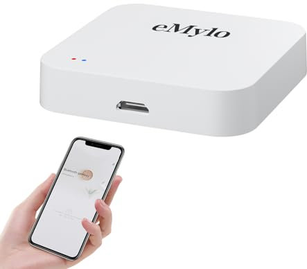 eMylo Gateway Bluetooth Tuya Hub de control remoto, compatible con Smart Life APP, control por voz a través de Alexa y Google Assistant
