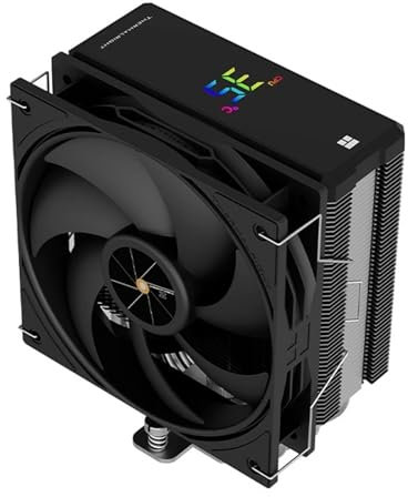 Thermalright Assassin X 120 R Digital CPU Air Cooler - Display temperatura | 4 Heat Pipes, per Intel LGA 1150/1151/1155/1156/1200/1700 AMD AM4/AM5