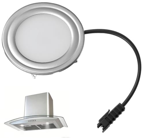 UKCOCO 2 Stück Dunstabzugshaube Licht Küche Lampe Einbauleuchte Downlight Dunstabzugshaube Leuchtmittel Herd -Leuchtmittel Küche Licht Lichter unter Eisen