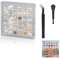 Magnetische Steine Muschel-Sammelbox – Premium Muschel-Setzkasten mit Scheibe, Display Shell, Perlen-Aufbewahrungsbox, Schleckmuscheln, Muschelbox und Seashell Display Box