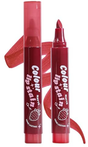 Moreeulsi Lip Marker Stain | Waterproof Lip Stain Tint Pencil,Highly Pigmented Long-Lasting Tinted Lipstick Beauty Accessories for Daily Commuting Travel Party