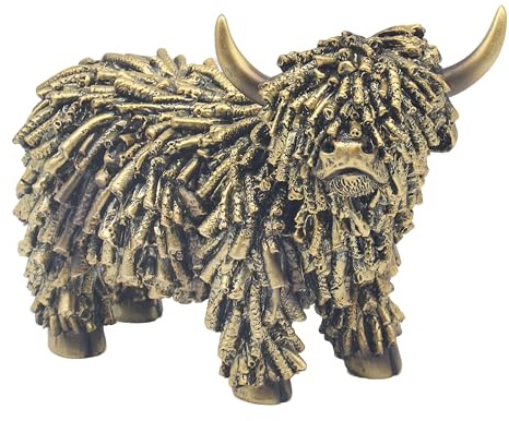 Lesser & Pavey Highland Cow Decor Figurine