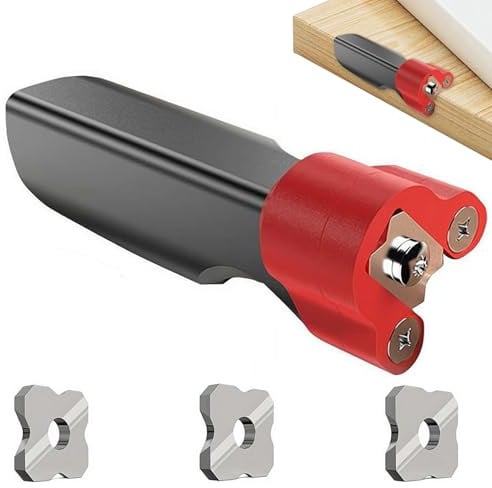 Gihioue Woodworking Edge Trimmer, Portable Edge Bander, Mobile Edge Trimmer for Workshop, Door, Furniture, Industry, Woodworking, Carpentry