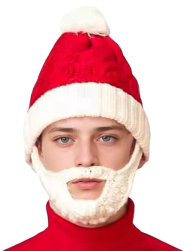 Weihnachten Weihnachten Mütze Weihnachten rot und weiß Cap Santa Wollmütze
