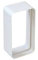 EDIL PLAST serie CG229B Giunto in ABS per tubi di aerazione rettangolari 220x90 mm