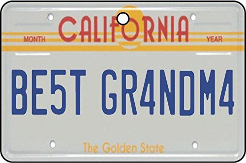 Ali Air Freshener California - Best Grandma Nummernschild Auto Lufterfrischer