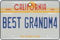 Ali Air Freshener California - Best Grandma Nummernschild Auto Lufterfrischer