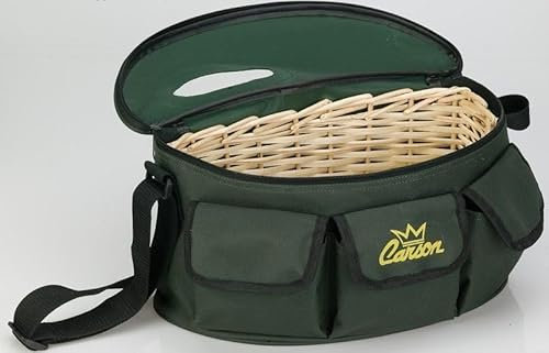 Cesto in Vimini Cestino Porta trote Pesca Torrente Fiume Borsa Marsupio Esche