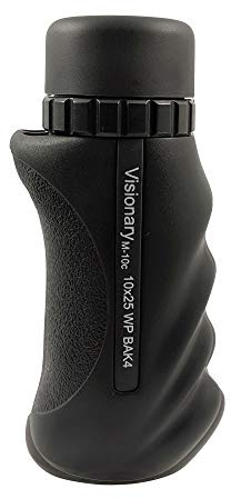 Visionary M-Series M-10c 10x25 Waterproof Compact Monocular BAK4