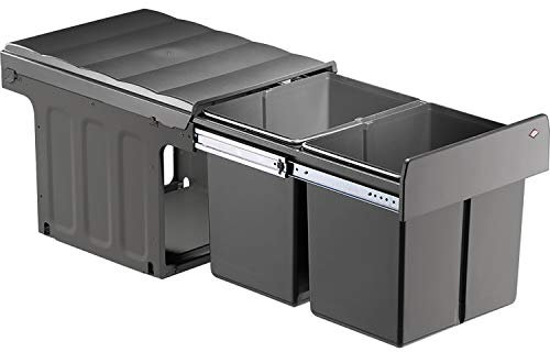 WESCO Abfall-Sammler Profiline DoubleMaster 40DT | anthrazit/oriongrau