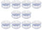 GeKLok 10pcs Double-Sided Suction Cups, Clear Silicone Rubber Strong Adhesive Suction Holder for Hanging to Windshield, Mirror, Windows, Clear Glass Surface(size:35mm)