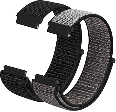 KIBDSNG Fabric Nylon Uhrenarmbänder 16mm 18mm mit Schnellverschluss, Sport Atmungsaktive Ersatzarmband für Herren Damen