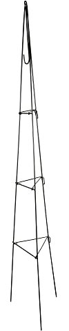 Windhager Rankturm 07593 Pyramide Pliable pour Plantes grimpantes, tuteur de Plantes grimpantes, Pyramide de Rose, 150 cm, Vert, 07593