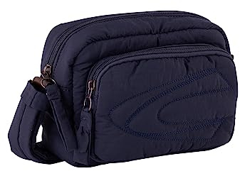 camel active, Claire, Damen, Umhängetasche, M, Blau, 19,5x12,5x30 cm