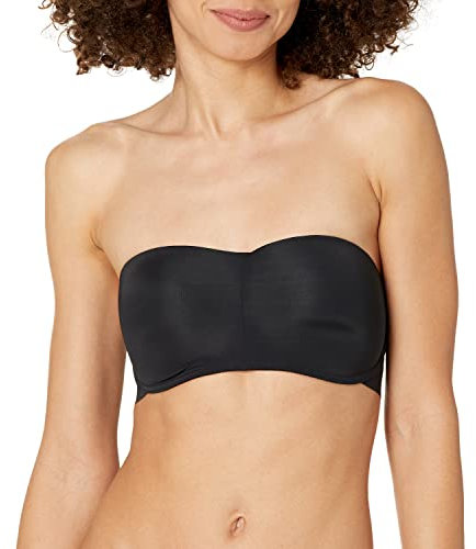 Maidenform Women's Tailored Strapless Wire Free Bra, Black, S