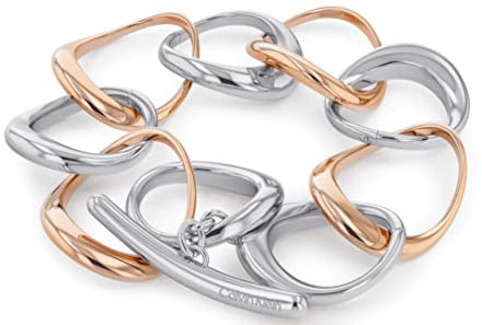 Calvin Klein Armband mit Knebelverschluss für Damen Kollektion WARPED RINGS - 35000007