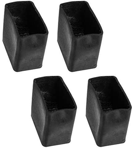 Operitacx Chair Socks Non-Slip Ladder Feet 4 Pieces Ladder Feet Rubber Pads Covers Step Ladder Foot Pad Ladder Replacement Foot Pad Ladder Accessories (Black) Ladder Feet Rubber Pads Wooden Ladder