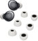 kwmobile Almohadillas Repuesto Compatibles con Samsung Galaxy Buds Pro - Set de 6X Puntas Auriculares - Gris