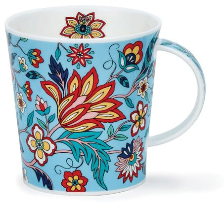 Dunoon Lommond Jacobean Mug en porcelaine fine Bleu 0,32 l