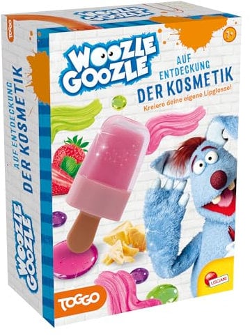 Lisciani - WOOZLE GOOZLE - Auf Entdeckung Der Kosmetic - Experimente für Kinder ab 7 Jahren - Kosmetikwissenschaft zum Selbermachen: Lipgloss im Eisförmchen