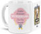 PfotenSchild Hunde-Tasse mit Foto und 2 Namen Zertifikat - Beste Hundemama - Geschenk für Hundebesitzer zum Geburtstag | Personalisiertes Geschenk, 300 ml