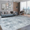Tinyboy-hbq Tappeto Salotto Moderno Soggiorno Lavabile Tappeti Moderni Astratti Camera da Letto per la Casa Grigio Pelo Corto Home Decorazioni(Astratto Grigio Bianco/Multi,250x300cm)