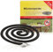 com-four® 10x Antimücken-Spiralen mit Ständer, die Mückenspirale vertreibt Mücken, Moskitos und andere Insekten auf Balkon, Terrasse, Garten und Camping (10 Stück - Spirale)