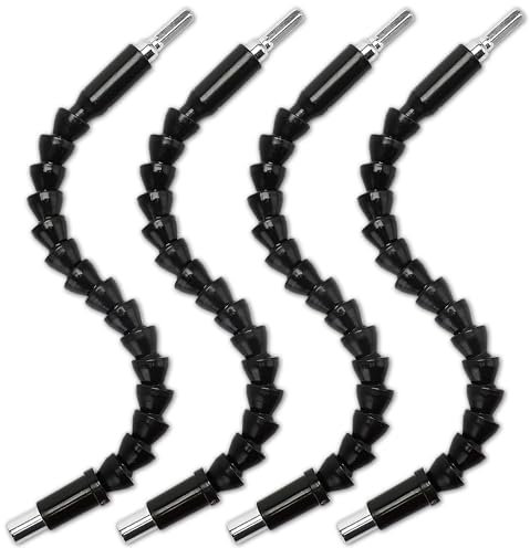 4 Pcs Flexible Drill Bit Extension