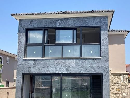 Wandverkleidung Naturstein Schiefer Echtstein Universal flexibel hauchdünn Boden Fliesen Klinker Innen + Außen + Kamin + Duschrückwand 200 x 100cm