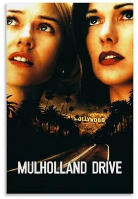 LISHDUNS Filmposter Mulholland Drive für Schlafzimmer, Wohnzimmer, Wanddekoration, Poster, Ästhetik, Art-Deco, 30 x 45 cm, ungerahmter Stil